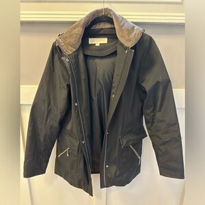 Liz Claiborne size S raincoat with hood